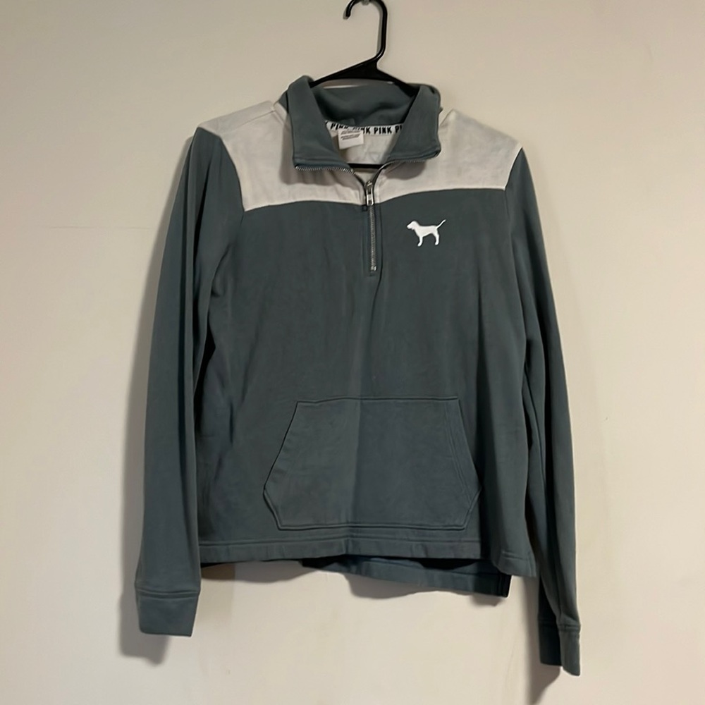 Victoria Secret/ PINK. olive green- throw over jacket